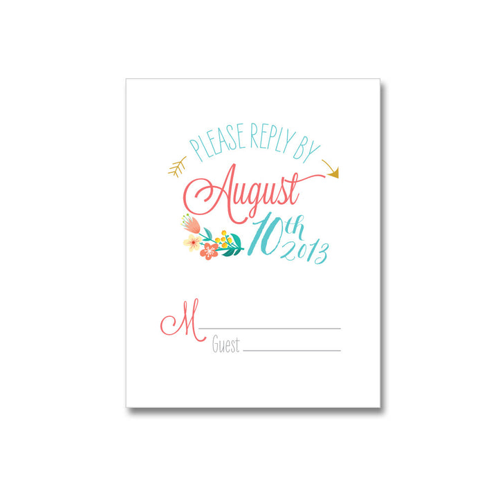 Tip Toe Through the Garden Wedding Invitations