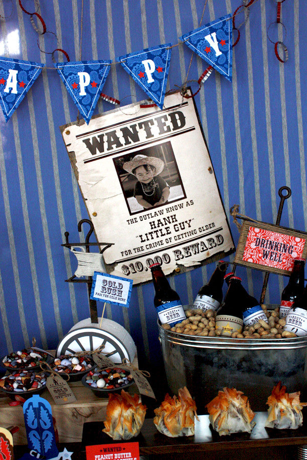 Printable Vintage Western Cowboy Collection from the Wild Wild West